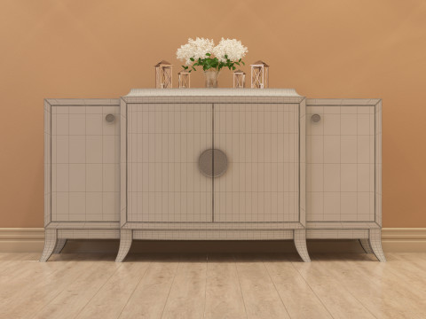Modern Sideboard 001 Model 3D