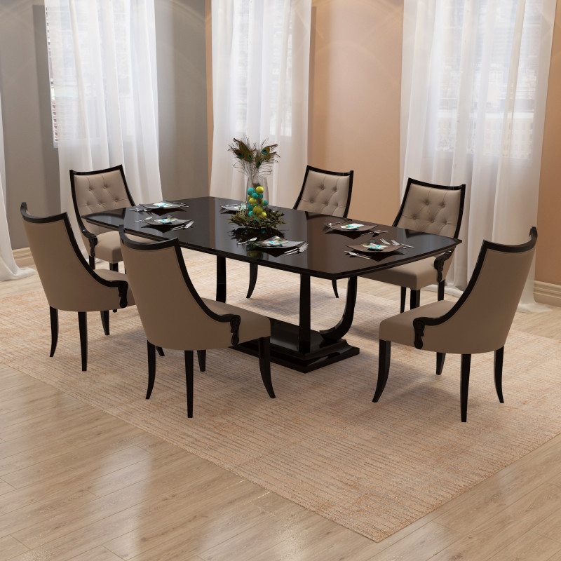 Dining Table 001 3D Model .c4d .max .obj .3ds .fbx .stl .blend 