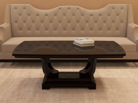 Modern Coffee Table 001 3D Model