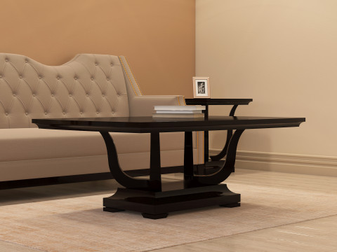 Modern Coffee Table 001 3D Model
