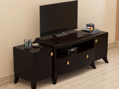 Modern TV Unit 001 Modelo 3D