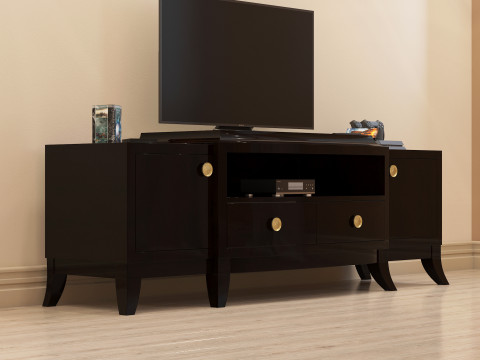 Modern TV Unit 001 Modelo 3D