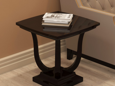 Modern Side Table 001 3D 模型