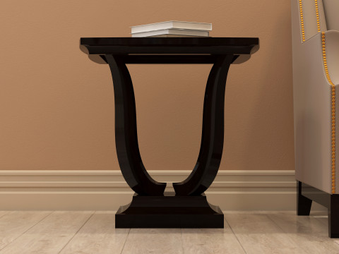 Modern Side Table 001 3D Model