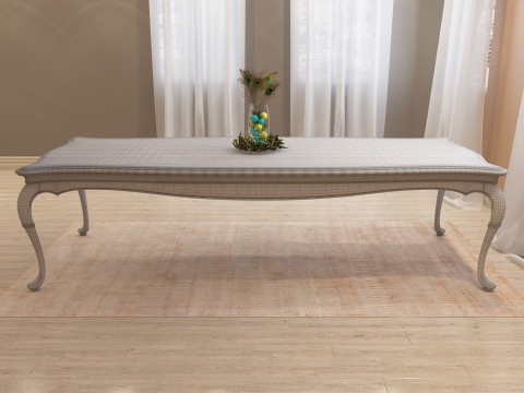 Dining Table 002 3D Модель