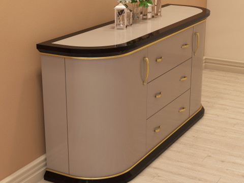 Modern Sideboard 002 3D 模型