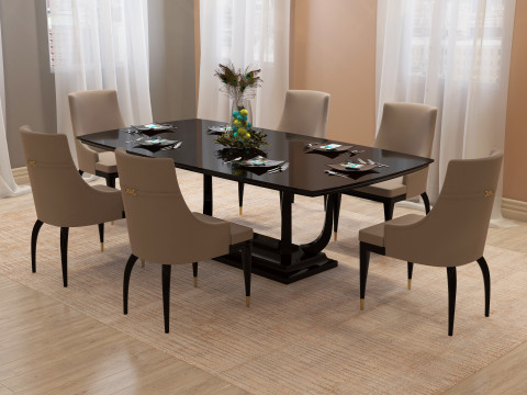 Dining Table 003 3D Model