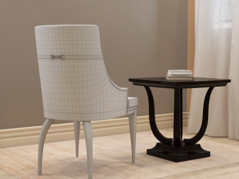 Dining Table 003 3D Model