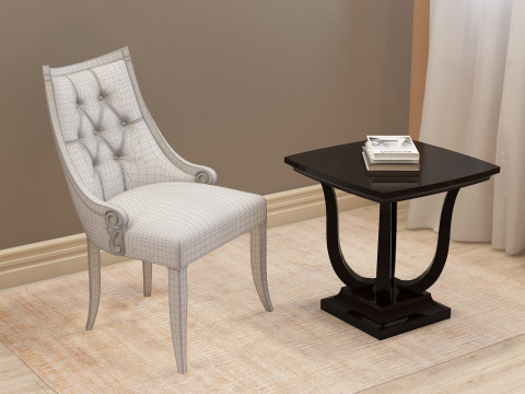 Dining Chair 004 Model 3D