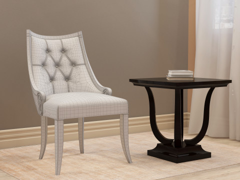 Dining Chair 004 Model 3D