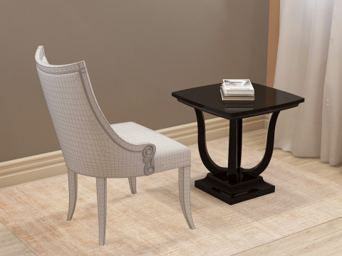 Dining Chair 004 Model 3D
