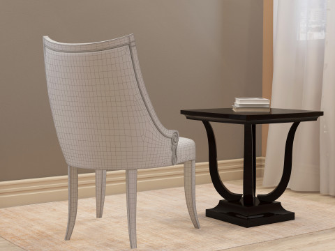 Dining Chair 004 Model 3D
