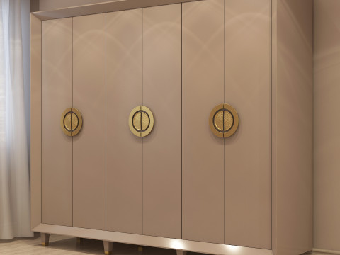 Modern Wardrobe 001 3D 模型
