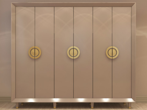 Modern Wardrobe 001 3D 모델