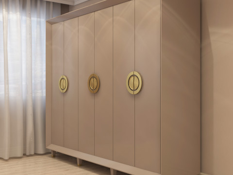 Modern Wardrobe 001 3D 모델