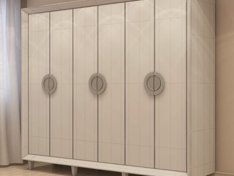 Modern Wardrobe 001 3D 모델
