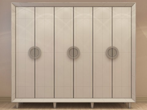 Modern Wardrobe 001 3D 모델