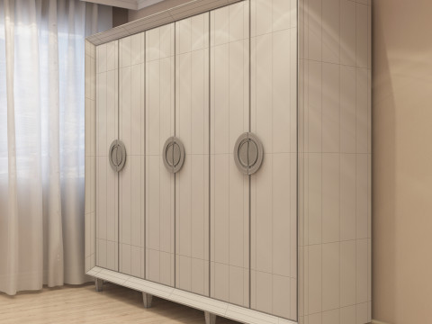 Modern Wardrobe 001 3D 모델