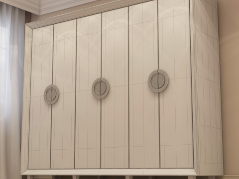 Modern Wardrobe 001 3D 모델