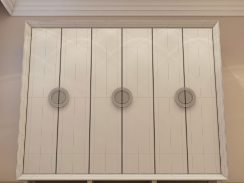 Modern Wardrobe 001 3D 모델