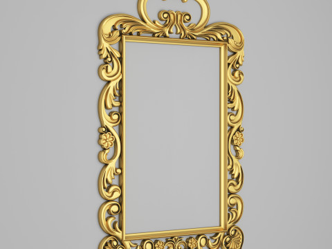 Classic Frame Mirror 008 3D 模型