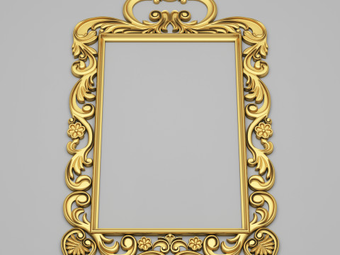 Classic Frame Mirror 008 3Dモデル