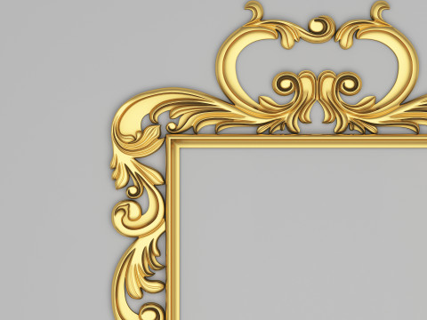 Classic Frame Mirror 008 3Dモデル