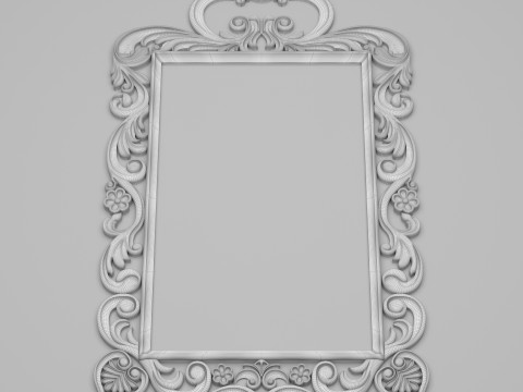 Classic Frame Mirror 008 3Dモデル