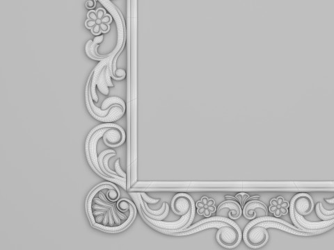 Classic Frame Mirror 008 3Dモデル