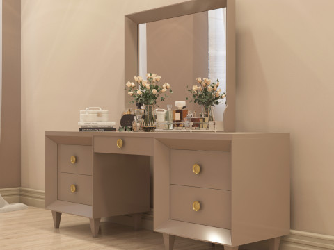 Modern Makeup Table 001 3Dモデル
