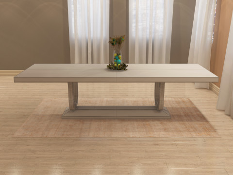 Dining Table 003 3D Model