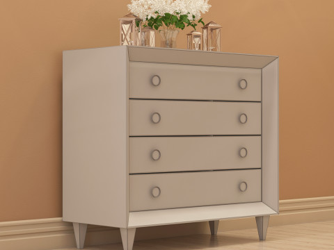 Modern Dresser 001 Modèle 3D