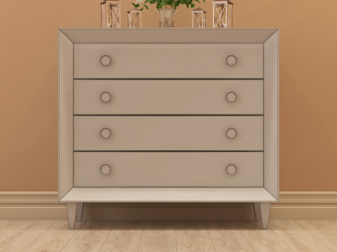 Modern Dresser 001 Modèle 3D