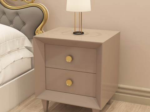 Modern NightStand 001 3D 模型