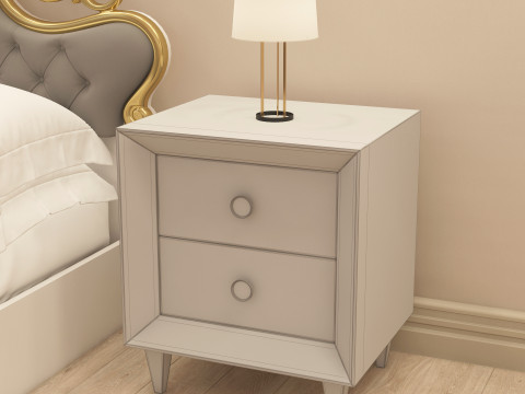 Modern NightStand 001 3D 모델