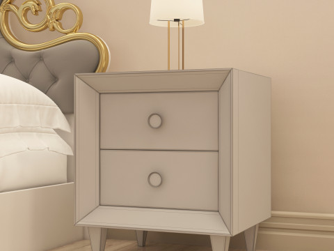 Modern NightStand 001 3D 모델