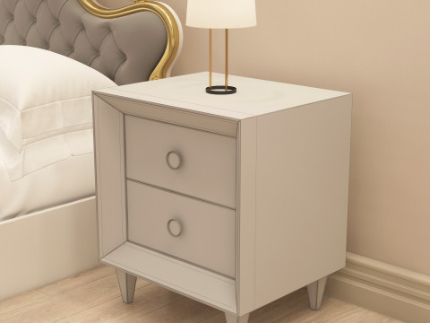 Modern NightStand 001 3D 모델