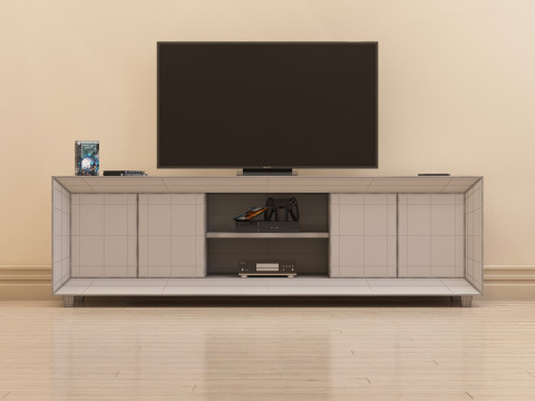Modern TV Unit 002 Model 3D