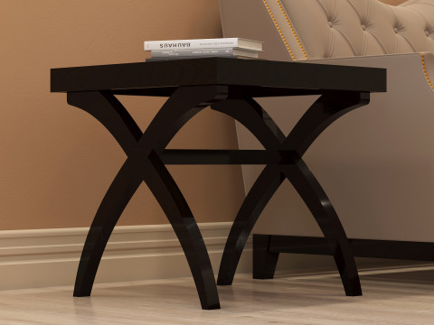 Modern Side Table 002 Modello 3D