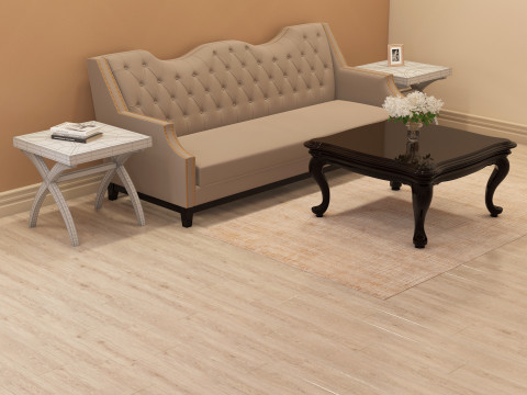 Modern Side Table 002 Modello 3D