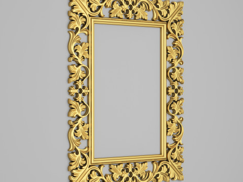 Classic Frame Mirror 009 3D 모델