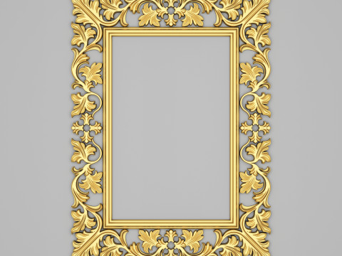 Classic Frame Mirror 009 Modèle 3D
