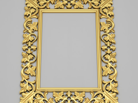 Classic Frame Mirror 009 Modèle 3D