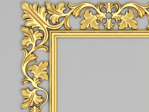 Classic Frame Mirror 009 Modèle 3D