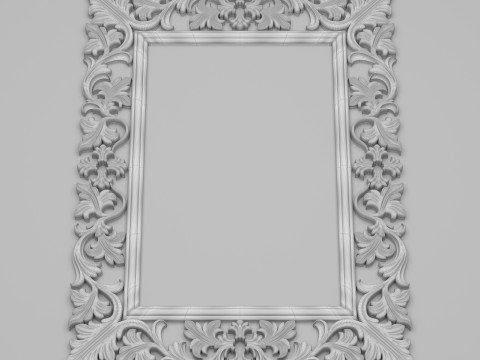 Classic Frame Mirror 009 Modèle 3D