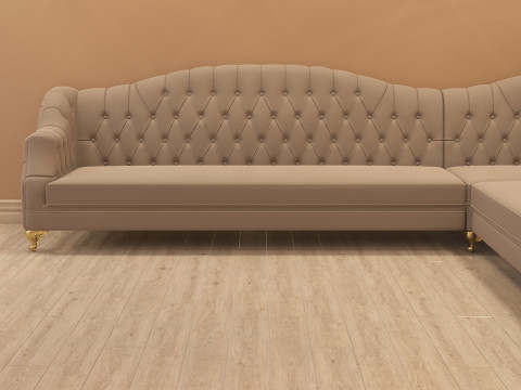 Chesterfield Corner Sofa 001 Modelo 3D