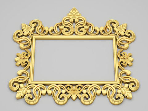 Classic Frame Mirror 010 Modello 3D