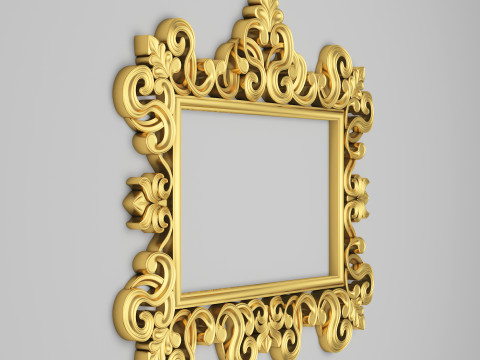 Classic Frame Mirror 010 Modello 3D