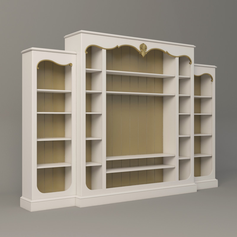TV Shelf 001 Modelo 3D .c4d .max .obj .3ds .fbx .stl .blend 