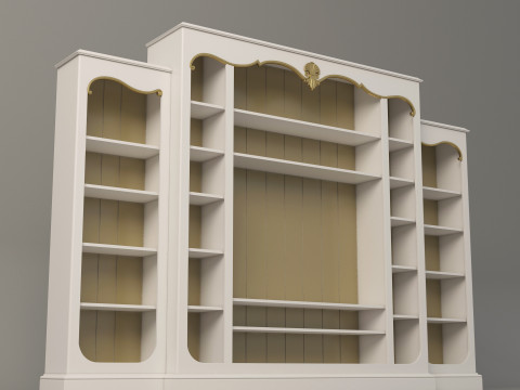 TV Shelf 001 Modelo 3D
